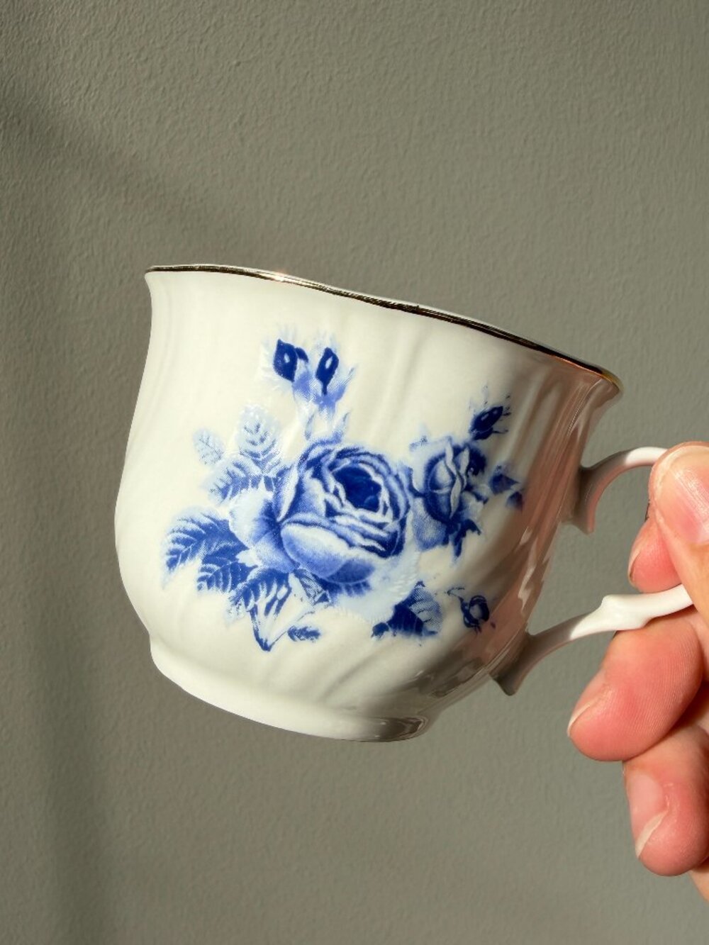 3/$30 🌟 Vintage Blue Rose Fine China Truly Tasteful Teacup - Picture 3 of 7